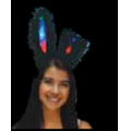 Blank Light Up Black Bunny Ears Headband